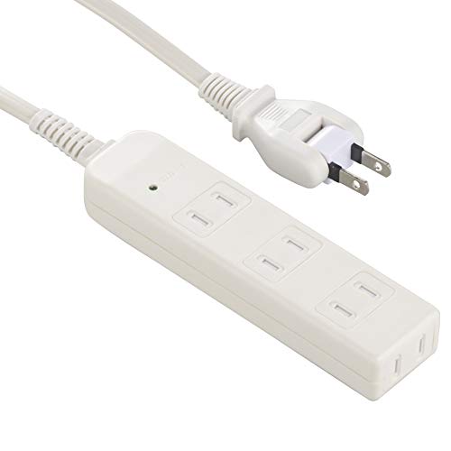 オーム電機 雷に強い安全タップ 4個口 2m 白 HS-TK42S-W 00-5030 送料無料