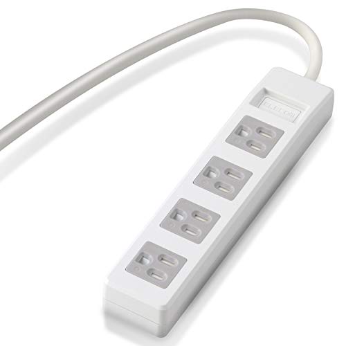 エレコム 電源タップ 3ピン マグネット付 ホコリシャッター付 4個口 2.5m ホワイト T-T1D-3425WH 送料無料