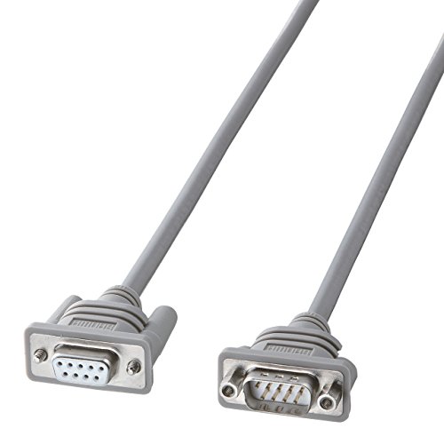 サンワサプライ RS-232Cケーブル 2m D-sub9pinメス-オス 延長用 KRS-443FM2K 送料無料