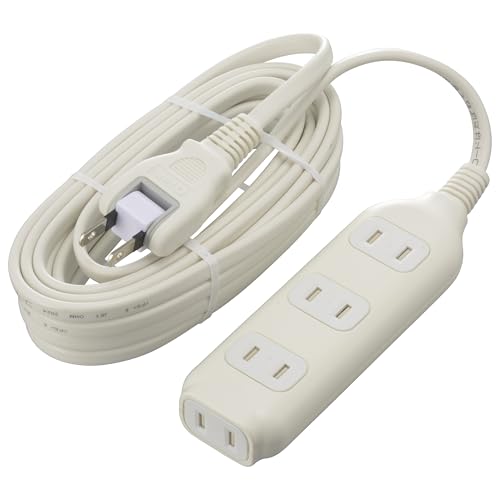 オーム(OHM)オーム電機 電源タップ 4個口 ホワイト 5m HS-T45W22 00-1679 送料無料