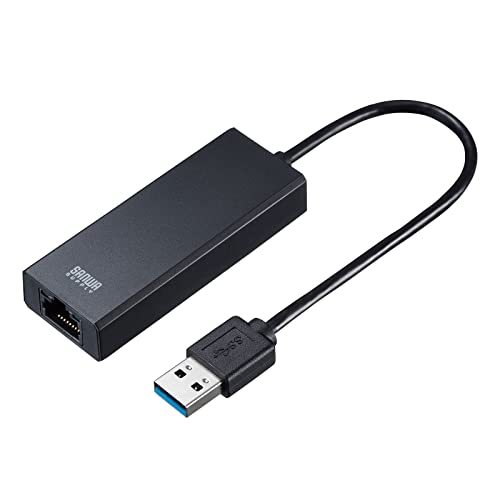USB Aコネクタブラック/-/USB-CVLAN5BK・Style:USB Aコネクタ・パッケージ個数:1・USB3.2 Gen1（USB3.1/3.0）AポートをLANポート（RJ-45コネクタ）に変換するアダプタです。・最大転送速度2.5ギガビット（2.5GBASE-T）/ギガビット（1000BASE-T）通信に対応しています。※理論値です。※2.5GBASE-Tの環境で動作させるためには接続されるLANスイッチ、ケーブルなどのネットワーク環境が2.5GBASE-T（IEEE802.3bz）をサポートしている必要があります。・有線LANポートを搭載していないパソコンでも高速ネットワーク通信が可能になります。・Auto-Negotiation対応なので、ギガビットネットワークでなくても適切な通信モードで自動的に接続されます。・持ち運び・取り回しに便利なケーブル一体式タイプです。●USB3.2 Gen1(USB3.1/3.0)AポートをLANポート(RJ-45コネクタ)に変換するアダプタです。●最大転送速度2.5ギガビット(2.5GBASE-T)/ギガビット(1000BASE-T)通信に対応しています。※理論値です。※2.5GBASE-Tの環境で動作させるためには接続されるLANスイッチ、ケーブルなどのネットワーク環境が2.5GBASE-T(IEEE802.3bz)をサポートしている必要があります。●有線LANポートを搭載していないパソコンでも高速ネットワーク通信が可能になります。●Auto-Negotiation対応なので、ギガビットネットワークでなくても適切な通信モードで自動的に接続されます。●持ち運び・取り回しに便利なケーブル一体式タイプです。■インターフェース:USBポート/USB 3.2 Gen1(USB3.1 Gen1/USB3.0)準拠(USB Ver.2.0/1.1上位互換)LANポート/IEEE802.3bz(2.5GBASE-T)IEEE802.3ab(1000BASE-T)IEEE802.3u(100BASE-TX Fast Ethernet)IEEE802.3(10BASE-T)※USB3.2 Gen1はUSB-IF(USB Implementers Forum)によりUSB3.1/3.0が名称変更されたもので同じ規格です。■コネクタ形状:USB3.2 Gen1(USB3.1/3.0)Aコネクタ オス×1(アップストリーム)RJ-45(Auto MDI/MDI-X)×1ポート、Auto-Negotiation対応■アクセス方式:CSMA/CD■LAN電源電圧:5V■対応プロトコル:IPv4、IPv6■消費電流:188mA(最大)■消費電力:0.94W■通信モード:フルデュプレックス/ハーフデュプレックス■伝送速度:2.5Gbps、1000Mbps、100Mbps、10Mbps■環境条件:使用時温度/0℃~40℃保管時温度/-40℃~70℃使用時湿度/10~90%まで(結露なきこと)■サイズ:W73×D29×H14mm■重量:約25g■ケーブル長:約16cm■セット内容:本体、取扱説明書