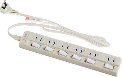 6個口ホワイト/コード長：1m/6個口/WLS-610EB(W)・Size:コード長：1m/6個口Style:6個口・パッケージ個数:1・【とことん節電】独立スイッチで使用しない機器の無駄な待機電力をカットします。さらにランプレス独立スイッチで省エネ性能を追求したランプレススイッチタップ です。・【カラースイッチ】ランプ無しでも「入」「切」が判別しやすいデザインカラースイッチ採用しました。・【スッキリ配線】 L形プラグでスッキリと配線できます。ACアダプターも使えるゆったりスペースです。・【衝撃に強い】本体は衝撃に強い難燃性ABS樹脂採用し、差込口は熱やトラッキングに強いユリア樹脂採用しています。・【商品詳細】・定格:AC125V 15A ・合計 1500Wまで ・使用温度範囲:-10℃~40℃ ・コード長:1m ・口数:6個口 ・屋内専用6個口 電源タップ 1mタイプ 屋内専用 パソコンや家電製品、AV機器などをまとめて接続できる便利な6個口電源タップです。1mコードを採用し、デスク周りやテレビ周辺の電源確保に最適。ご家庭からオフィスまで幅広いシーンで活躍します。 6個口コンセント搭載で複数機器を同時接続 コード長1mで配線しやすいコンパクト設計 定格AC125V・15A対応 合計1500Wまで使用可能 屋内専用設計 コンセント不足の解消に便利 パソコン・AV機器・家電製品に対応 家庭・オフィスで幅広く活躍 【主な特長】 6台の機器をまとめて接続可能 使いやすい1mコード仕様 デスク周りの電源整理に最適 テレビやレコーダー周辺機器の接続に便利 シンプルで使いやすいスタンダードモデル 【製品仕様】 定格：AC125V 15A 合計使用容量：1500Wまで 使用温度範囲：-10℃〜40℃ コード長：1m 差込口数：6個口 使用場所：屋内専用 【おすすめ用途】 パソコンや周辺機器の接続 テレビ・レコーダー・ゲーム機の電源確保 スマートフォンやタブレットの充電 オフィスや事務所の配線整理 リビングや寝室の電源増設 各種家電製品の電源管理 6個口の差込口を備えた使いやすい電源タップです。1mコードで取り回しやすく、最大1500Wまで対応。ご家庭やオフィスの電源環境を快適にサポートします。 ※屋内専用です。 ※合計消費電力1500W以下でご使用ください。