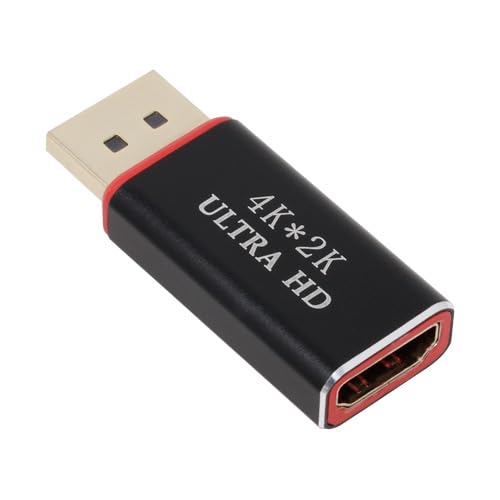 ブラック/W19.4×D48.6×H9.5mm/ADV-DPHD・パッケージ個数:1・パソコンなどのDisplayPort出力をHDMIケーブルに接続できるようにします・最大解像度: 3840×2160／30Hz、1920×1080／60Hz・パソコン側: DisplayPort オス (ラッチなし)・テレビ／ディスプレイ側: HDMI メス (タイプA 19ピン)・サイズ: W19.4×D48.6×H9.5mm (コネクタ含む)、ハウジング材質: アルミニウム、カラー: ブラック+レッド■パソコンなどのDisplayPort出力をHDMIケーブルに接続できるようにします。(HDMI出力をDisplayPortに変換はできません) ■パッシブタイプの変換アダプタです。 ■内蔵チップセットがDisplayPort出力をHDMIに変換します。 ■最大で4K UHD (4K(2160p)、3840×2160)／30Hzの高解像度に対応します。 ■アダプタ型状なので小型で場所を取りません