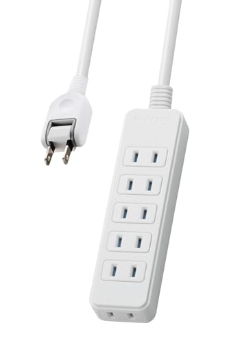 6個口単品/3m/T-ST02-22630WH・Color:単品Size:3mStyle:6個口・パッケージ個数:1・未使用時にほこりの侵入を防止する「ほこり防止シャッター」付き。オフィスやご家庭など、さまざまなシーンで使いやすいほこり防止シャッター付電源タップ。・未使用時にほこりの侵入を防止する「ほこり防止シャッター」を装備した電源タップです。・また、差込口には耐熱性に優れたユリア樹脂を使用しており、万一の発熱の際にも融解しにくく、電気火災の防止に有効です。・トラッキング現象による火災の防止に役立つ絶縁キャップ付きのコンセントプラグを採用しています。・電源コードには一般社団法人日本配線システム工業会規格(JWDS0010)に適合した二重被ふくコードを採用しており、断線や被ふく破れによる感電・火災の防止に有効です。商品紹介 【 仕様 】 ■本体差込口形状:2ピン ■本体差込口個数:6個口 ■プラグ仕様:2ピン・スイングプラグ ■3ピン→2ピン変換アダプタ付属:× ■コード長:3m ■定格:125V・15A・1500W ■ほこりシャッター:○ ■絶縁キャップ付きプラグ:○ ■差込口キャップ付属:× ■通電表示ランプ:× ■二重被ふく:○ ■抜け止め機能:× ■スイングプラグ:○ ■マグネット:× ■壁掛け用フック:× ■ノイズフィルター:× ■モジュラジャック付:× ■カラー:ホワイト ■材質:本体:ABS樹脂、プラグ:PVC 差込口:ユリア樹脂 ■外形寸法:幅39mm×奥行132mm×高さ22.5mm ※コード部分及びプラグ部分を除く ■質量:337g ■使用可能地域:本製品は日本国内の電源を想定して設計されていますので、日本国外ではご使用いただけません。 ■電気用品安全法:PSE適合 【 説明 】 ■未使用時にほこりの侵入を防止する「ほこり防止シャッター」を装備した電源タップです。 ■また、差込口には耐熱性に優れたユリア樹脂を使用しており、万一の発熱の際にも融解しにくく、電気火災の防止に有効です。 ■トラッキング現象による火災の防止に役立つ絶縁キャップ付きのコンセントプラグを採用しています。 ■電源コードには一般社団法人日本配線システム工業会規格(JWDS0010)に適合した二重被ふくコードを採用しており、断線や被ふく破れによる感電・火災の防止に有効です。 ■狭い場所でも配線しやすい180°スイングプラグを採用しています。 ■プラグ仕様は2ピン式で、便利な6個口タイプです。 【商品に関するお問い合わせ】 エレコム総合インフォメーションセンター TEL. 0570-084-465 FAX. 0570-050-012 受付時間 / 10:00~19:00 年中無休 ご注意（免責）＞必ずお読みください 本製品は日本国内の電源を想定して設計されていますので、日本国外ではご使用いただけません。
