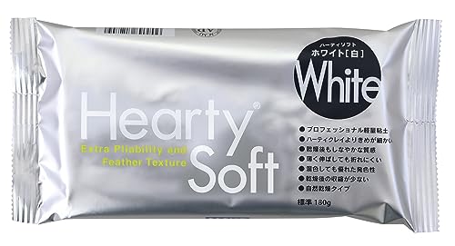 パジコ 軽量粘土 ハーティソフト ホワイト 180g 301270 日本製 送料無料