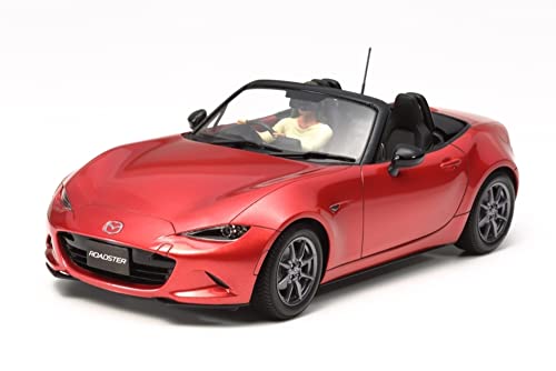 スポーツカーシリーズ No.342red/大型 (Oogata)/TAM24342・Size:大型 (Oogata)・パッケージ個数:1・組み立て塗装が必要なプラモデル。別途、接着剤や工具、塗料等が必要。・1/24スケール未塗装プラスチック組み立てキット・完成サイズ:全長164mm商品紹介 【 爽快なドライビングに思いをはせて 】 1989年に登場し、小型スポーツカーの世界的ヒット作となったマツダ ロードスター。 2015年に発売された4代目は「魂動(こどう)」デザインをコンセプトに、ライトウエイトオープンスポーツの究極の姿を追求し、コンパクトで躍動感あふれる、低い台形フォルムを採用。 エンジンの排気量を先代モデルの2リッターから1.5リッターにダウンサイズしながら、アルミ材や高張力鋼の使用率を高めるなどいっそうの軽量化を追求し、ドライビングをサポートする数々の先進的なセイフティー機能とあいまって、より快適で安全な走りを生み出しています。 魅力的な美しいフォルムと、走る楽しさが絶賛されているこの4代目ロードスターが1/24スポーツカーシリーズに加わります。 【 模型要目 】 ●2015年に発売されたND型と呼ばれるマツダ ロードスターを再現したプラスチックモデル組み立てキットです。 ●スケール1/24、全長164mm、全幅80mm。 ●低くワイドな躍動感あるフォルムを実車そのままにモデル化。 ●サイドウインドウと幌をたたんだフルオープン状態を再現。 ●サスペンションや室内も立体感十分。特徴的なパワー・プラント・フレームは別部品で構成。 ●マツダのエンブレムやドアミラー面にはインレットマークを使用。 ●前後ランプのリフレクターをはじめ、室内のエア吹出口、ダイヤル、シフトレバーのベースはメッキパーツ。 ●右ハンドル仕様と左ハンドル仕様を選んで組み立て可能。 ●速度計は表示と/mile併記表示の2種類をスライドマークで用意して輸出仕様車に対応。 ●シリーズ初の女性ドライバー人形もセット。 ※この商品は、組み立て、塗装が必要なプラモデルです。 ※組み立て、塗装には別途、接着剤や工具、塗料等が必要です。 ※「プラモデル」は日本プラモデル工業協同組合所有の登録商標です。 安全警告 該当なし
