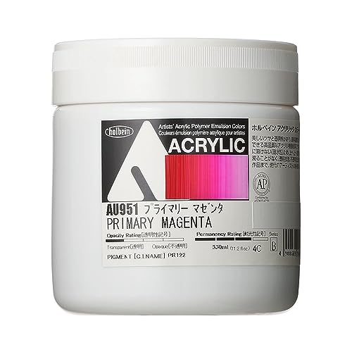 プライマリーマゼンタ/330ml/AU951・Size:330mlColor:プライマリーマゼンタ・対象性別 :男女共用より美しい光沢と透明感へ。より力強い発色と堅牢性へ。アクリリック カラーは、アーティストのあらゆる技法や用途に応えます。 (.co.jpより)