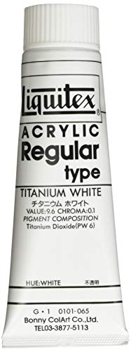 チタニウムホワイト/120ml/-・Color:チタニウムホワイト・パッケージ個数:1・カラー:チタニウムホワイト・サイズ:4.5×16.0×4.0cm・内容量:120ml・大容量のアクリル絵具・水溶性・耐水性・速乾性で紙、木、石、布などいろいろな素材に描けるチューブから出してそのままナイフでタッチがつけられるくらいの硬さに調整してあります。油彩風のタッチを生かした描き方には最適です。水や各種のメディウムを混ぜて、硬さを変えたりテクスチュアをつけたり自由に調整できます。●不透明●耐光性：完全不変色。屋外に使用しても耐色しません。