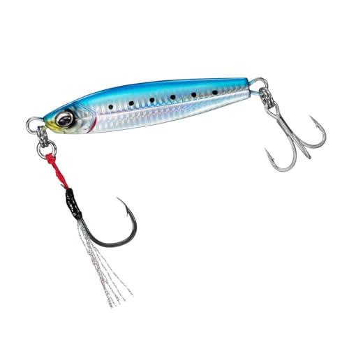 60gマイワシ/60g/07468286・Color:マイワシStyle:60g・パッケージ個数:1・スモールベイトを偏食する青物に特化したサムライジグR SB(スモールベイト)・肉厚コンパクト設計：イワシの幼魚やキビナゴなど小型のベイトを偏食しているときや、遠投に寄与する肉厚コンパクト設計。・サイズ(mm):80mm(アイ含む)・標準自重(g):60イワシの幼魚など、スモールベイトを偏食する状況で活躍。 ボディ形状は、ただ肉厚コンパクトにするだけではなく、ベリー（腹）側にフラット面を設けることで水受けを良くし、レンジキープをしやすくするとともに、 ボディフラット面のフラッシングでフィッシュイーターの捕食意欲を刺激する。 ウエイトバランスは、若干リアバランスに設定することで、コンパクトボディと相まって安定の飛距離を約束。