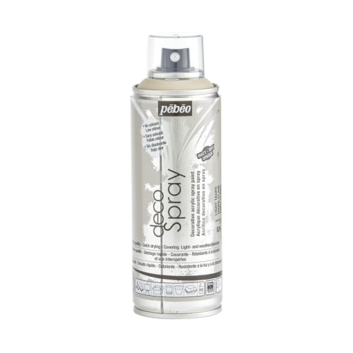 Pebeo 水性アクリルスプレーペイント デコスプレー 200ml マット色 NO.824ライトト...