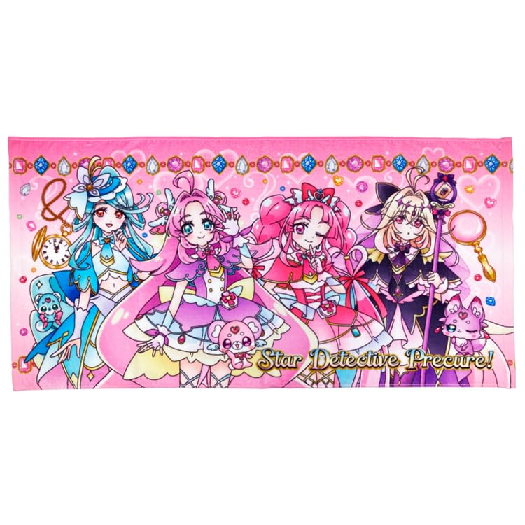 キャラクター・プリント ミニバスタオル名探偵プリキュア！/ミニバスタオル/4936516005986・Size:ミニバスタオルColor:名探偵プリキュア！・パッケージ個数:1・サイズ(約)：50×100cm・素材：綿100％・生産地：中国・『名探偵プリキュア！』のタオルシリーズです。 キャラクターの表情を細かく再現できるインクジェットプリントで、豊かな色彩を再現。 キャラクターたちがプリント部分が硬くならないから、小さなお子さまのデリケートなお肌にも安心です。 表面を平らに整えた「シャーリング加工」の生地だから、ずっと触れていたくなるようなさらさらふわふわの肌触りです。『名探偵プリキュア！』のタオルシリーズです。 キャラクターの表情を細かく再現できるインクジェットプリントで、豊かな色彩を再現。 キャラクターたちがプリント部分が硬くならないから、小さなお子さまのデリケートなお肌にも安心です。 表面を平らに整えた「シャーリング加工」の生地だから、ずっと触れていたくなるようなさらさらふわふわの肌触りです。