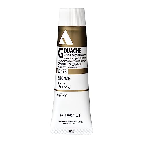 ブロンズ/20ml/D173・Color:ブロンズSize:20ml・パッケージ個数:1・本体サイズ :33×95×20不透明のアクリル絵具です。水で溶けますが一度乾いて固まると再び水には溶けなくなります。乾いた画面は下の色をおおい隠し、表面は艶消しとなります。 (.co.jpより)