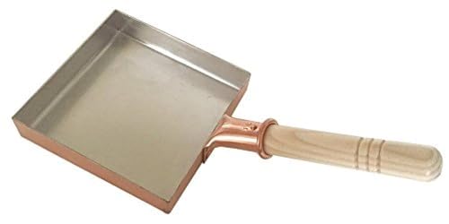 ナカムラドウキセイサクショ 中村銅器製作所 銅製 玉子焼鍋 15角（15cm×15cm）プロ愛用の卵焼き器 卵焼き用フライパ…
