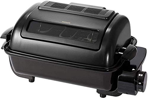 おしゃれマットブラック/-/NFR-1100(MB)・Color:マットブラック・パッケージ個数:1・本体サイズ:幅46×奥行30×高さ21cm・重量:4.5kg・電源:AC100V (50Hz/60Hz)・消費電力:1100W・コード長さ:1.5m●焼き魚、海鮮焼き、焼き鳥、ローストチキン、グリルチキン等のグリル料理がこれ一つで簡単調理。 ●臭いや煙をやわらげるセラミックフィルター。 ●上下ヒーターで裏返し不要の両面焼き。 ●本体以外は丸洗い可能でお手入れ簡単。 ●おしゃれなマットデザイン 期間:お買い上げ日より1年間(の範囲については、取扱説明書をご確認ください。（一般家庭用以外(業務用など)に使用された場合の故障及び損傷などは対象外となります）) ◆商品ページに掲載の取扱説明書について◆ 取扱説明書の内容は、製品の仕様変更等で予告なく変更される場合があります。そのため、本サービスで提供している取扱説明書の内容は、製品本体に同梱されている取扱説明書の内容と異なる場合があります。 安全上のご注意は、取扱説明書が制作された時点での法的基準や業界基準に応じた内容になっています。 ダウンロードされる取扱説明書（PDF）内に「書」が付属されている場合がございますが、正式な書としてはご使用になれません。 取扱説明書の著作権は、株式会社山善に帰属しており、許可無く取扱説明書の内容の全部、または一部を複製したり、改ざんすることはできません。お客様は、製品の使用のためにプリントアウト（印刷）することができます。