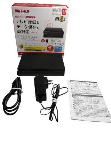 -/114×33×171mm/HD-EDS2U3-BE・パッケージ個数:1・インターフェース:USB 3.2(Gen1)/USB 3.1(Gen1)/3.0/2.0 容量 2TB 外形寸法(幅×高さ×奥行):114×33×171mm ※本体のみ(突起部除く)・質量:約900g 期間:1年間 主な付属品 :USB 3.2(Gen1)ケーブル(1m)、ACアダプター、取扱説明書(書)※書は取扱説明書に記載テレビやレコーダー等の幅広い機種に対応※テレビで録画用に初期化した場合、パソコンで使用することは出来ません。 また、パソコンで初期化した場合、テレビでの録画に使用することは出来ません。※ハードディスクの容量によって、対応機種が異なる場合があります。 防振シリコンゴムと音漏れ低減、ファンレス設計でより静かに 便利なユーティリティー対応※ソフトウェアはメーカーWEBよりダウンロードが必要になります。 故障予測サービス「みまもり合図」に対応