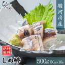 アジ しめ鯵 50g(10パック) 送料無料 駿河湾産 あじ 鯵 国産 しめアジ しめあじ 締めあじ 締めアジ グルメ ギフト お取り寄せ 海鮮 お取り寄せ グルメ プレゼント 食べ物 お歳暮 お年賀 寒中見舞い