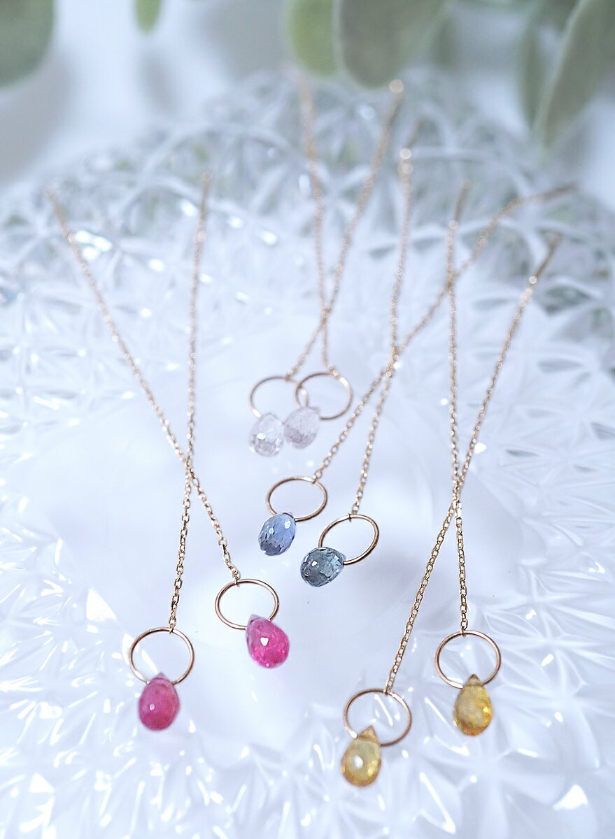 【送料無料】【品質証明書】【K10】【天然カラーサファイア】【アメリカンピアス】 【ギフトボックス付き】希少石 サファイヤ 人気 イエローゴールド 10金 レデ...