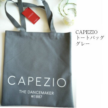 バレエバッグ CAPEZIO トートバッグ　グレー サブバッグに　バレエ教室に　お稽古　レッスンにも ギフト 贈り物　お祝いにも　CA-031