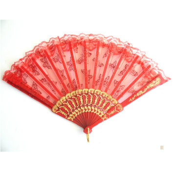 レース扇　バタフライ　蝶々　バレエ用品　バレエレッスン お稽古にも♪ギフトにも発表会に　ドン・キホーテ　キトリ　演目に　レッド　ブラック　パープル（SK-012）