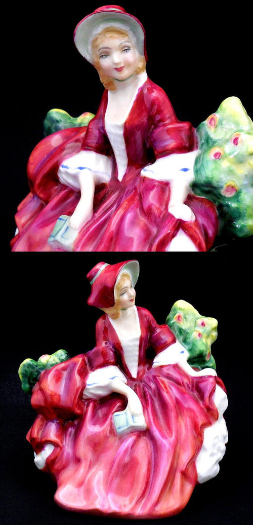 ロイヤルドルトン Royal Doulton フィギュリン  リディア 1939年オリジナル  アンティーク 人形