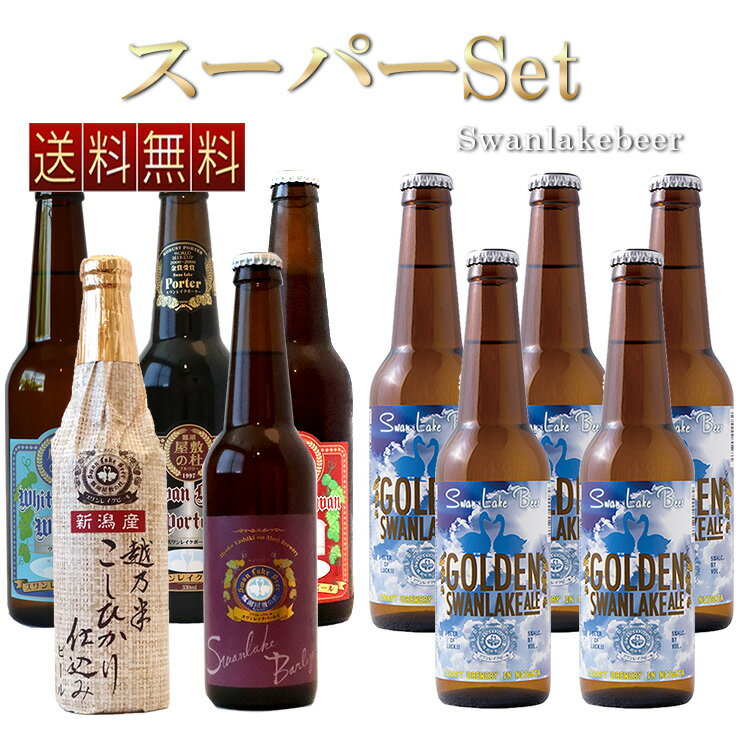 ビール クラフトビール 本州 送料無料世界一 World’s Best バーレイワイン受賞記念 スーパーセットWORLD BEER AWARDS 2018 スワンレイクビール 10本 飲み比べスワンレイクバーレイ地ビール