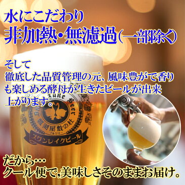 あす楽 冬ギフトビール クラフトビールIBC2019金賞受賞記念スワンレイクビール 24本 飲み比べ330ml 24本の詰合せ地ビール ビール 本州 送料無料