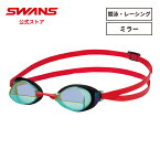 SWANS スワンズ 水泳 ゴーグル IGNITION-M GY イグニッション【スイミング スイム 競泳 レーシング 自由形専用 クッション付き ミラー くもり止め UVカット 大人用】