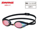 SWANS スワンズ 水泳 ゴーグル SR-7MTFre SMRU【スイミング スイム 競泳 レーシング ノンクッション ミラー re:non リノン くもり止め ..