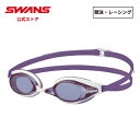 SWANS スワンズ 水泳 ゴーグル SR-7NTFre PUR【スイミング スイム 競泳 レーシング ノンクッション re:non リノン くもり止め UVカット 大人用】