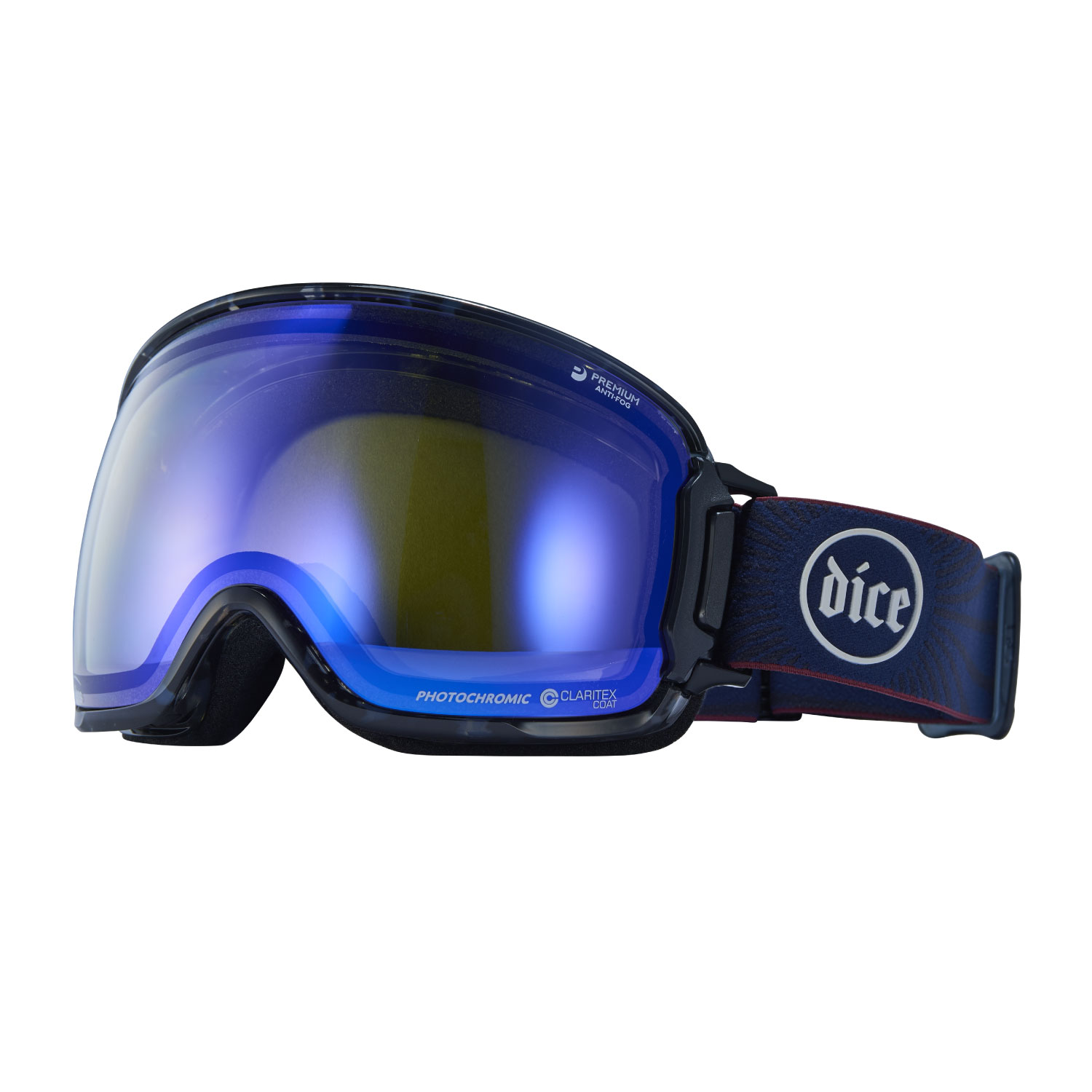 DICE ダイス スノー ゴーグル BANK BK35191DMSM バンク【23-24 スノーボード 調光 ミラー 撥水 くもり止め PAF 日本製】のサムネイル