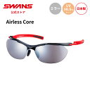 【公式】 SWANS スワンズ サングラス UVカット ミラー SACR-0701 BK/R Airless Core ランニング マラソン ウォーキング 自転...