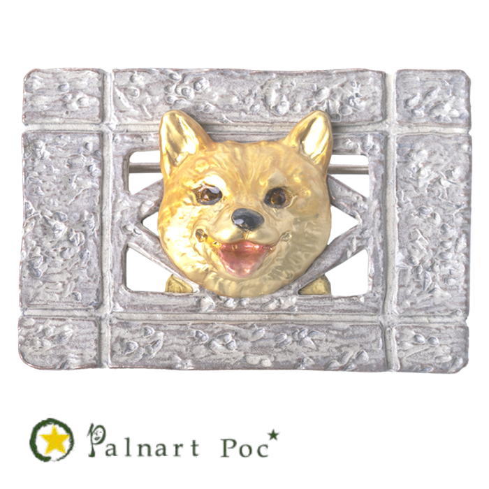 樂天商城 - パルナートポック ブローチ ブロック塀の隙間から Palnart Poc 2503