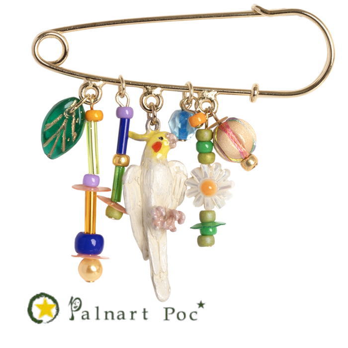 [新作] パルナートポック ブローチ オカメのさえずり Palnart Poc 2603...