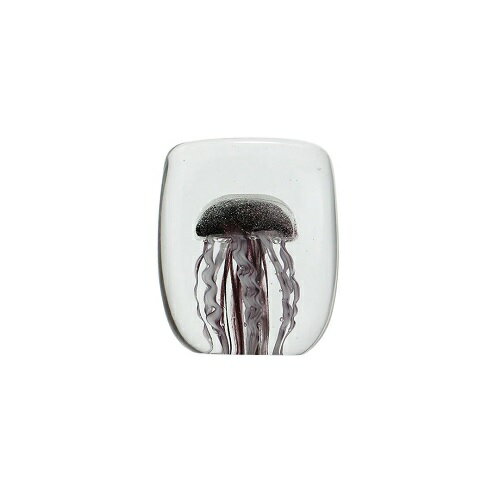 Other - ジェリーフィッシュ ツイストレッグ パープル ペーパーウェイト スクエア ガラス製オブジェ ペーパーウェイト Jellyfish Twisted Leg Square ペーパーウェイト クラゲ 雑貨 2604