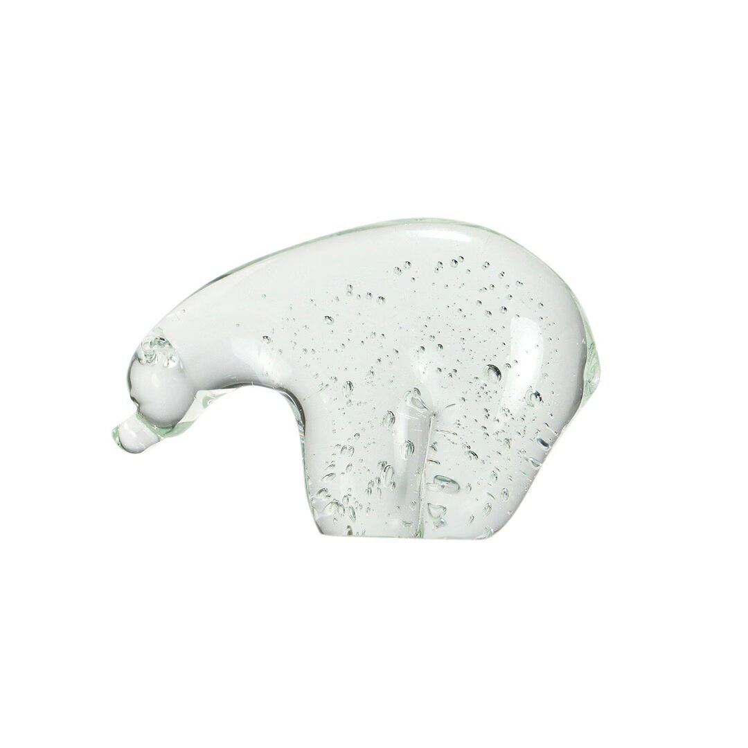 Rakuten - ディテール グラス オブジェ ポーラーベア ラージ 白くまのガラスオブジェ Glass Objet Polar Bear DETAIL 雑貨 2604