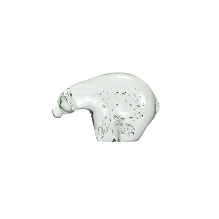 Rakuten - ディテール グラス オブジェ ポーラーベア スモール 白くまのガラスオブジェ Glass Objet Polar Bear DETAIL 雑貨 2604