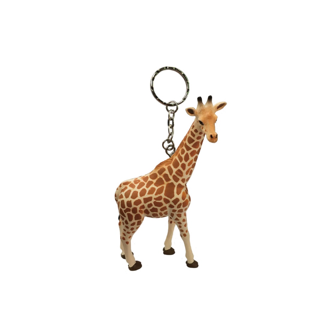 キリン Giraffeサイエンスアンドネイチャー science and nature Animal Keyring アニマルキーリング 雑貨 HERE by DETAIL 2304