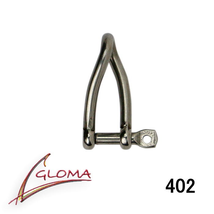 グローマ ノーティカ ツイストシャックル 402 GLOMA NAUTICA Twist Shackle キーリング キーホルダー ヨットツール キーフック 雑貨 2306