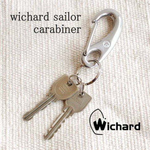 正規品 ダブルリング付属 ウィチャード　セイラー　カラビナ　L　wichard sailor carabiner　現在もプロのヨットマン達から支持され続ける、本物のヨットツールです。【キーリング　キーホルダー　ヨットツール】　雑貨