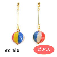 ガーグル ピアス gargle 紙風船【ビビッド】P18se-3431 和風 アクセサリー