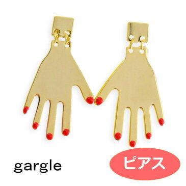 gargle ガーグル　メタルハンド　p199o-217g　ピアス・ゴールド　1909