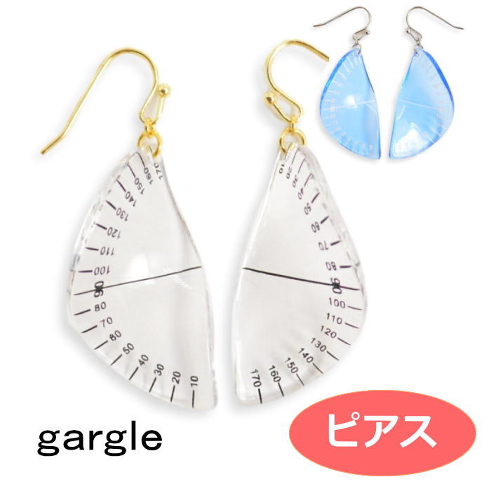 ピアス gargle ガーグル 分度器 ピアス p2012ta-560g 2101 swapsのサムネイル