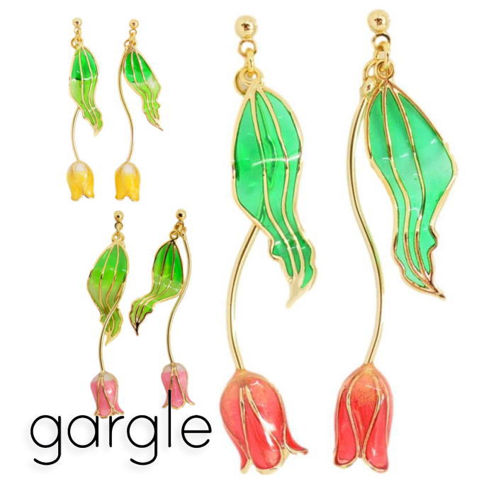 gargle ガーグル グラデチューリップ ピアス PC14032 2402