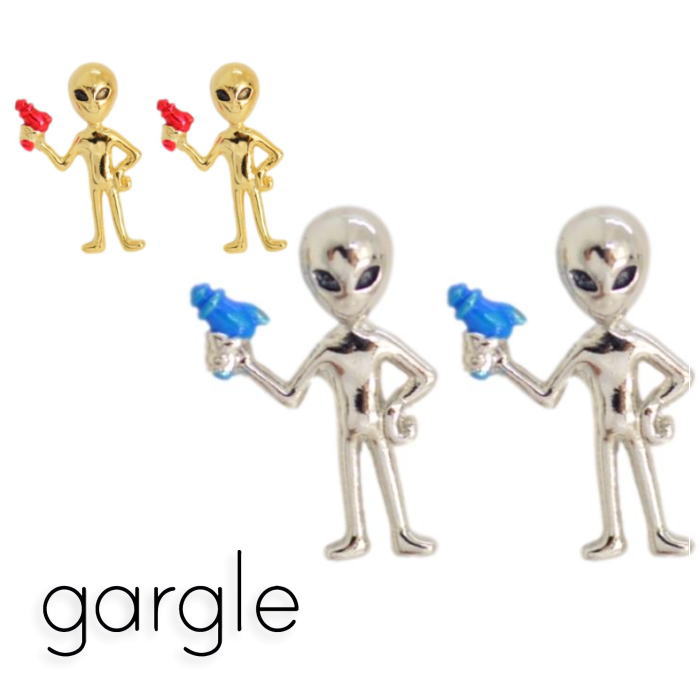 乐天商城 - gargle ガーグル VS宇宙人 ピアス PC14127 2408