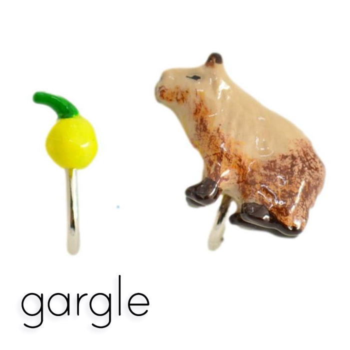イヤリング ガーグル カピバラとゆず ES15052 gargle swaps 2502