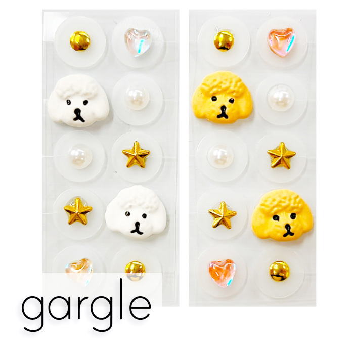 耳つぼジュエリー ガーグル gargle プードル 耳つぼアクセアリー MC15-09 2507