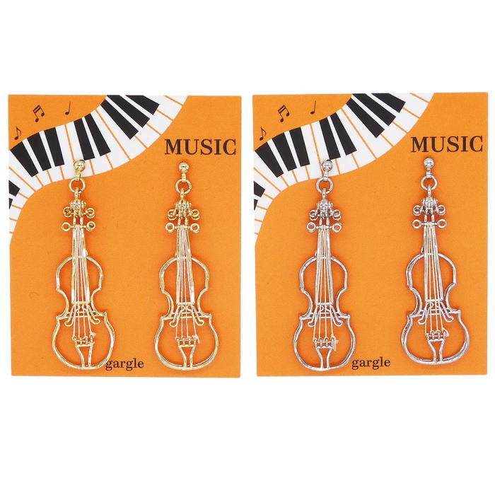 ガーグル ピアス gargle 立体バイオリン ピアス PC15358 2508
