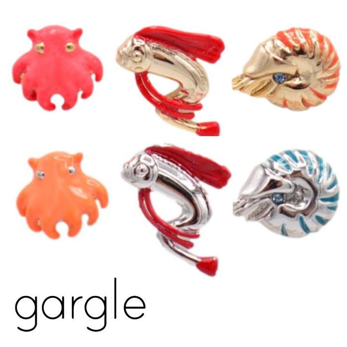 ガーグル ピアス gargle 深海魚たち ピアス PC15375 2509