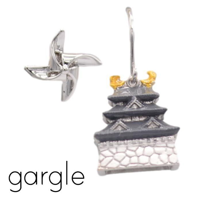 ガーグル ピアス gargle 城 ピアス PC15389 2509