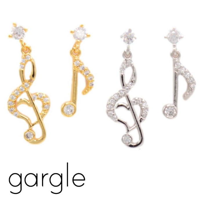 樂天商城 - ガーグル ピアス gargle キラ音符 ピアス PN15359 2508